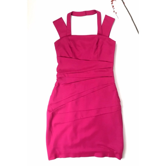 Express Dresses & Skirts - ☘️EXPRESS Hot pink cocktail dress